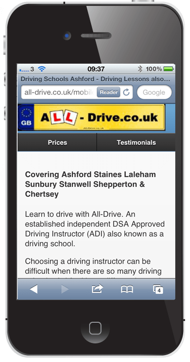 iphone-sim-all-drive1 All Drive Mobile Website